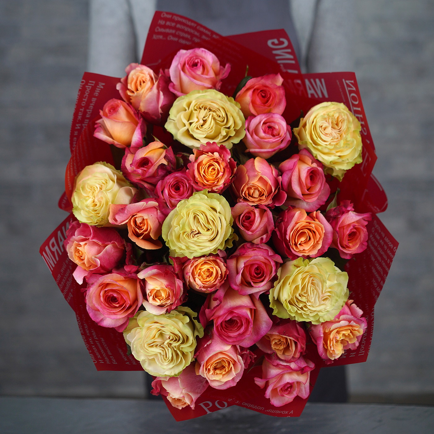 Букет из 31 розы «Нега»