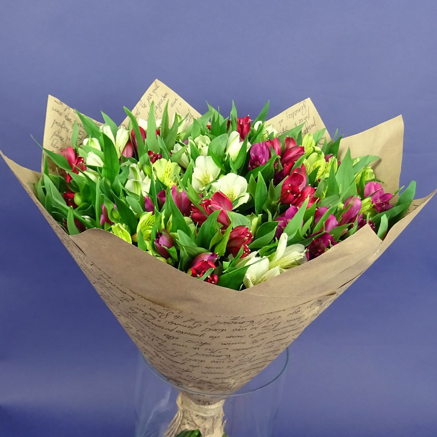 Букет из 25 альстромерий